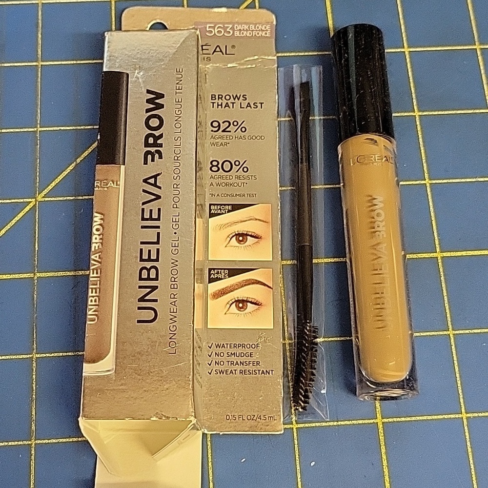 L'Oreal Unbelieva-Brow Gel 563 Dark Blonde New